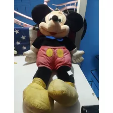 Boneco Antigo De Pelucia Mickey Grande 67cm
