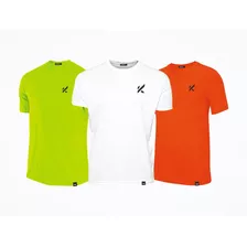 Kit 3 Camisetas Masculinas Dry Esportiva