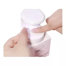 Lámpara Mini Uñas Led Gel Acrilico Luz Uv Practica