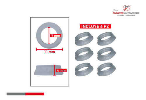 Kit Para Inyector Explorer 4.0 2003 2004 Asiento Rigido 6jgo Foto 4