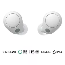 Auriculares Bluetooth In-ear Inalámbricos Sony Wf-c700 Color Blanco