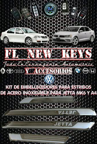 Kit Enbellecedores Para Estribos Vw Jetta Mk6 , A4 , Mk7 Foto 4