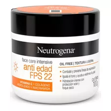 Crema Facial Antiedad Neutrogena Fps22 100gr