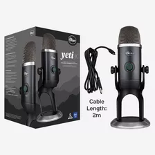 Micrófono Usb Blue Yeti X Profesional Gaming