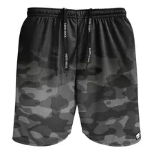 Bermuda Dry Fit Vista Rock Camuflado Cinza