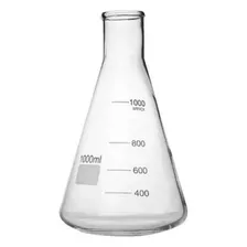 Frasco Erlenmeyer Boca Estreita 1l 1000ml