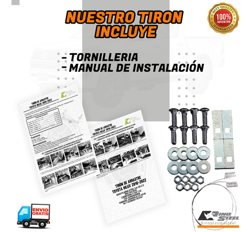Kit Completo Tiron Jalon Remolque Toyota Hilux 16-24 Foto 9