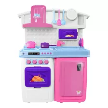 Cozinha Infantil Brinquedo Big Kitchen Completa - Roma Cor Pink