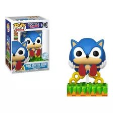 Funko Pop Sonic The Hedghog - Ring Scatter Sonic #918 - Se