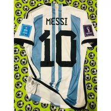 Jersey adidas Argentina Campeon Final Mundial 2022 Messi S