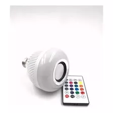 Lampada Musical Caixa Som Bluetooth Led Rgb Com Controle 