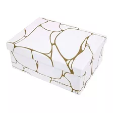 Caixa Cartonada Presente Organiz. 12,5x21,5x29cm Branco Vmp