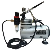 Kit Aerografo Compressor 110/220 Profissional + Aerografo