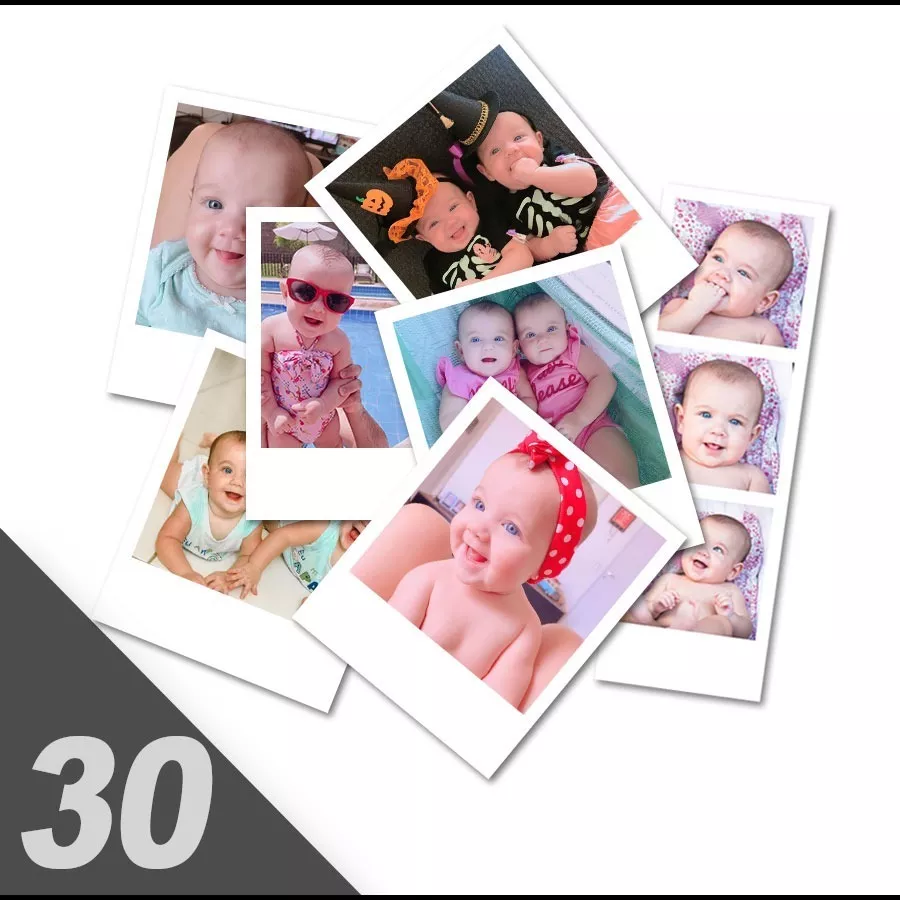 30 Fotos Polaroid + 2 Brindes - Frete Grátis