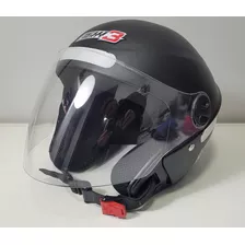 Capacete New Liberty 3 Preto Brilhante - Pro Tork Desenho Solid Tamanho Do Capacete 58