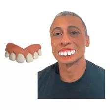 Dentadura Dentão Grande Engraçado Em Látex Fantasia Cosplay