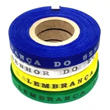 4 Rolos 400 Fitas Senhor Do Bonfim Cores Bandeira Do Brasil