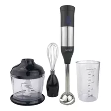 Licuadora De Mano Mixer Winco W09 350w Accesorios Negro