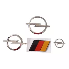 Emblemas Opel Para Corsa Wind O Active, Con Bandera Alemana