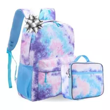 Mochila Para Niñas Con Lonchera, Set De Regalo Navideño De