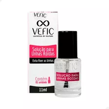 Kit 3 Solução Para Unhas Roidas 11ml Vefic 