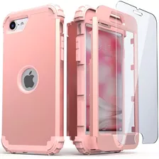 Protector De Vidrio Templado, Carcasa Para iPhone SE