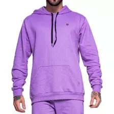 Moletom Liso Masculino E Feminino Blusa De Frio Capuz Heyju