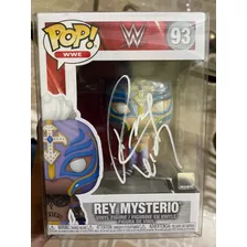 Funko Pop De Rey Mysterio Autografiado