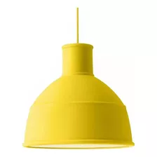 Lámpara Colgante Techo Amarilla Con Soquete Plástico