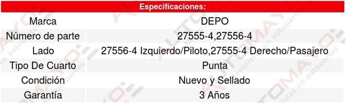 Kit 2 Cuartos (de Calidad) Jeep Comanche 86-92 Depo Foto 4