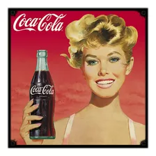 #22 - Cuadro Vintage 30 X 30 Cm / Cartel Coca Cola No Chapa