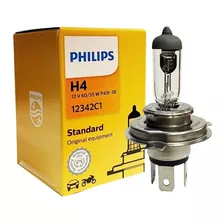 Lampada Philips Halogena H4 12v 60w / 55w Standard 12342c1 