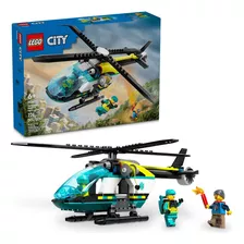 Set Lego City Great Vehicles 60405 Helicóptero De Rescate