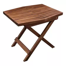 Mesa Plegable Madera Acacia Jardin Melino Interior Exterior