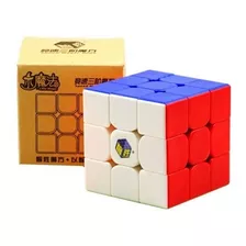 Cubo Mágico Profissional 3x3x3 Yuxin Little Magic + Base 