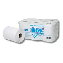 Papel Toalha Em Bobina Extra Luxo Pc C/6 Rolos - 20cm X 200m