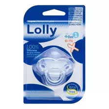 Chupeta Silicone Lolly Transparente (0 6 ) Meses