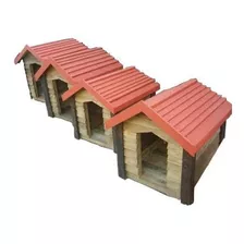 Casa Para Perro De Madera Extra Grande 1 Mt. X 90 X 105 Cms