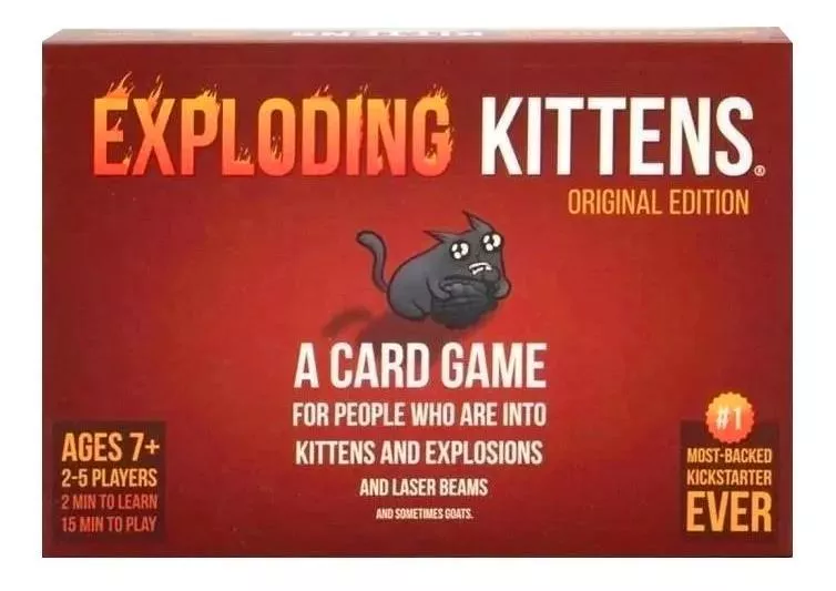 Juego De Cartas Exploding Kittens Original Exploding Kittens