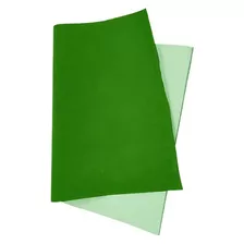 10 X Papel Camurca Verde Claro 40x60