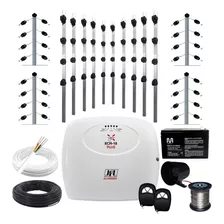 Kit Cerca Elétrica Jfl Ecr 18 120 Metros Big Haste 80 Cm