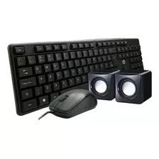 Combo Teclado + Mouse + Caixinha De Som | Novos C/ Nf