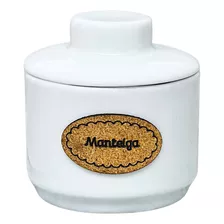 Mantegueira Francesa Em Porcelana Premium Branca 250 Gramas