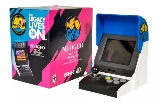 Neo Geo Mini Snk Retro Internacional Lacrado Novo Na Caixa