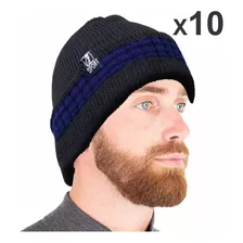 Pack X10 Gorro De Lana Sport Corderito Lo Mejor Para El Frio