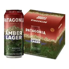 Cerveza Patagonia Amber Lager Roja Lata 410 ml 6 U