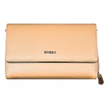 Cartera Clutch Riviera Beige Ecocuero