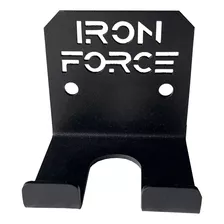 Suporte Para 1 Barra Parede Expositor Ironforce Musculação