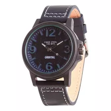 Reloj Orbital Cuero Original Caballero Gc 10atm Cyber Outlet