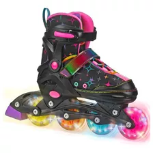 Patines Roller Derby Lighted Stryde Girls Black